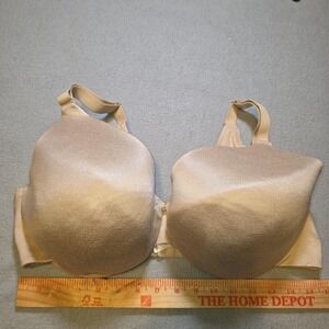 Cacique Bra 40DDD Beige Lightly Lined Full Coverage Backsmoother